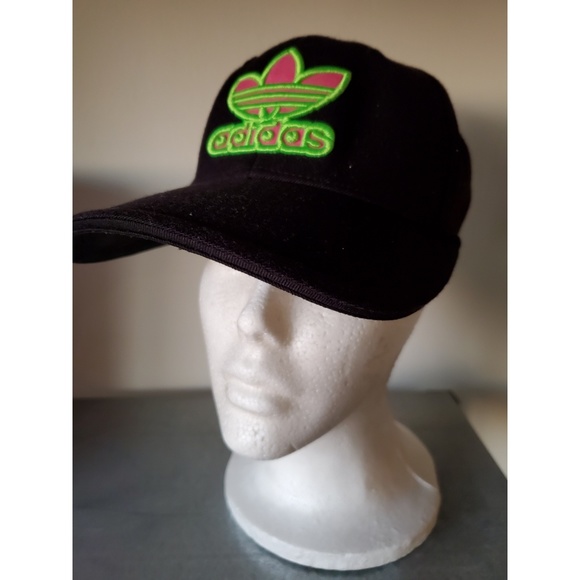 neon green adidas hat
